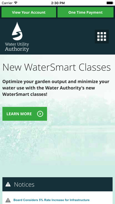 Emulate iPhone app Water Authority using MyAndroid