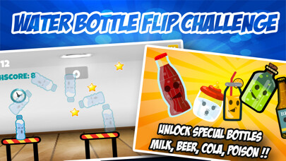 Emulate iPhone app Water Bottle Flip Challenge : AK Bowmasters 2016 using MyAndroid