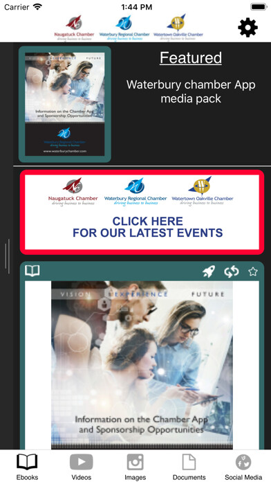 Emulate iPhone app Waterbury Regional Chamber, CT using MyAndroid
