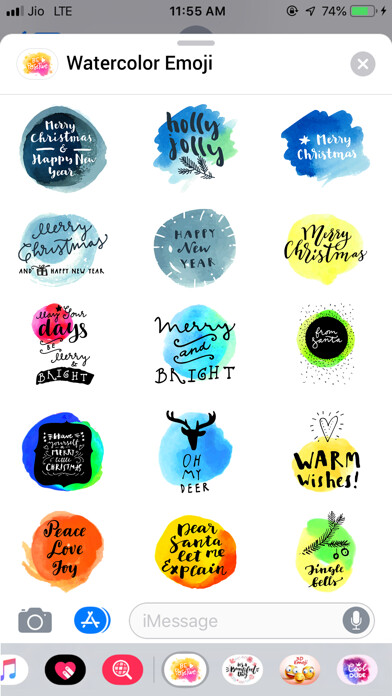 Emulate iPhone app Water Color Emoji using MyAndroid