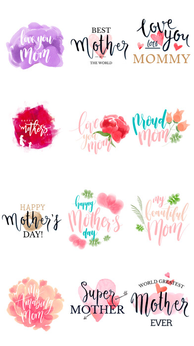 Emulate iPhone app Watercolor Happy Mothers Day using MyAndroid Emulate iPhone app Watercolor Happy Mothers Day using MyAndroid