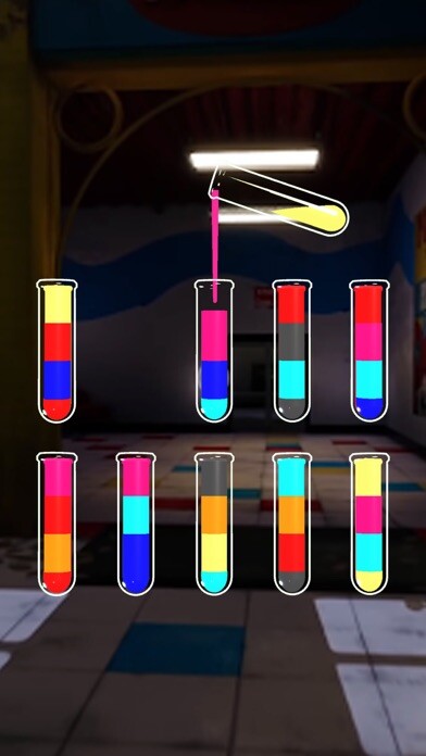 Emulate iPhone app Water Color Sort: Brain Puzzle using MyAndroid Emulate iPhone app Water Color Sort: Brain Puzzle using MyAndroid