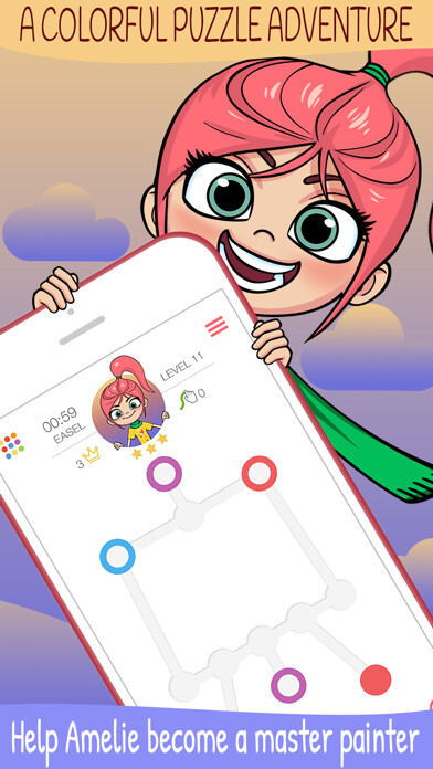 Emulate iPhone app Watercolors: The Journey using MyAndroid
