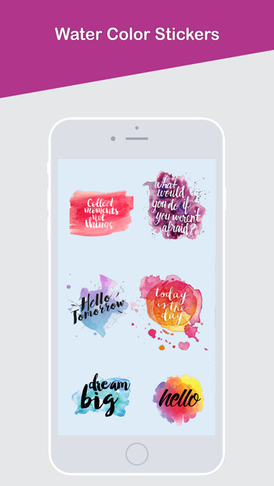 Emulate iPhone app Watercolor Typography using MyAndroid Emulate iPhone app Watercolor Typography using MyAndroid