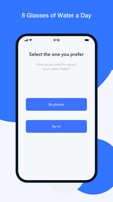 Emulate iPhone app Water - Daily Water Reminder using MyAndroid