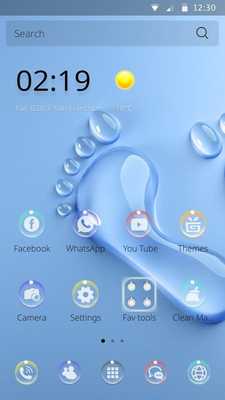 Emulate Android APK Water Drop Footprint Theme Emulate Android APK Water Drop Footprint Theme