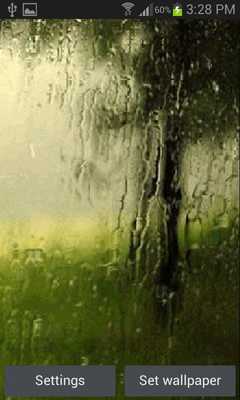 Emulate Android APK Water Drop Glass LWP