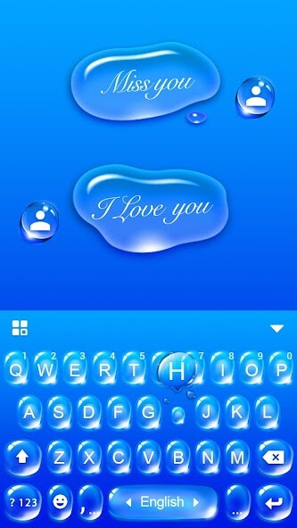 Run android online APK Waterdrop Keyboard Theme from MyAndroid or emulate Waterdrop Keyboard Theme using MyAndroid