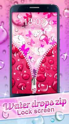 Emulate Android APK Water Drops Zip Lock Screen Emulate Android APK Water Drops Zip Lock Screen