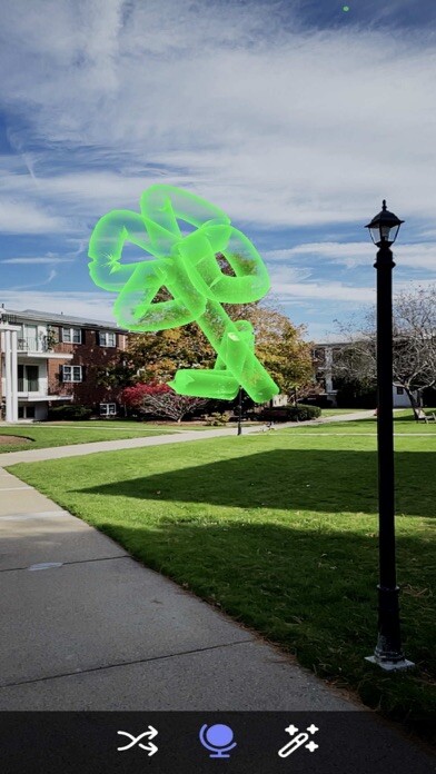 Emulate iPhone app Waterfall AR using MyAndroid