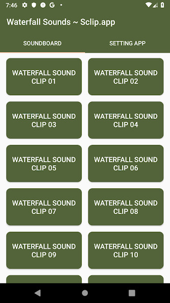 Run android online APK Waterfall Sound Collections ~ Sclip.app from MyAndroid or emulate Waterfall Sound Collections ~ Sclip.app using MyAndroid Run android online APK Waterfall Sound Collections ~ Sclip.app from MyAndroid or emulate Waterfall Sound Collections ~ Sclip.app using MyAndroid