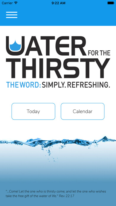 Emulate iPhone app Water For The Thirsty using MyAndroid Emulate iPhone app Water For The Thirsty using MyAndroid