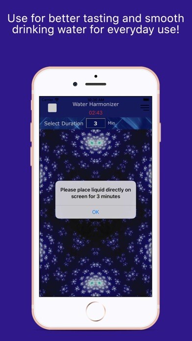 Emulate iPhone app Water Harmonizer using MyAndroid