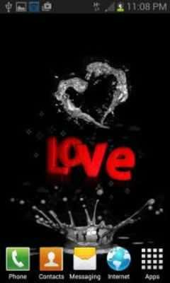 Emulate Android APK Water Heart Love LWP Emulate Android APK Water Heart Love LWP