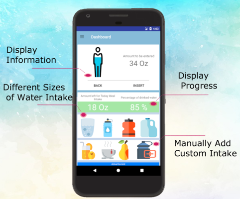 Emulate Android APK Water Intake Reminder and Hydration Emulate Android APK Water Intake Reminder and Hydration