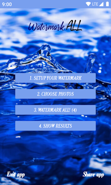 Run android online APK Watermark ALL Premium from MyAndroid or emulate Watermark ALL Premium using MyAndroid