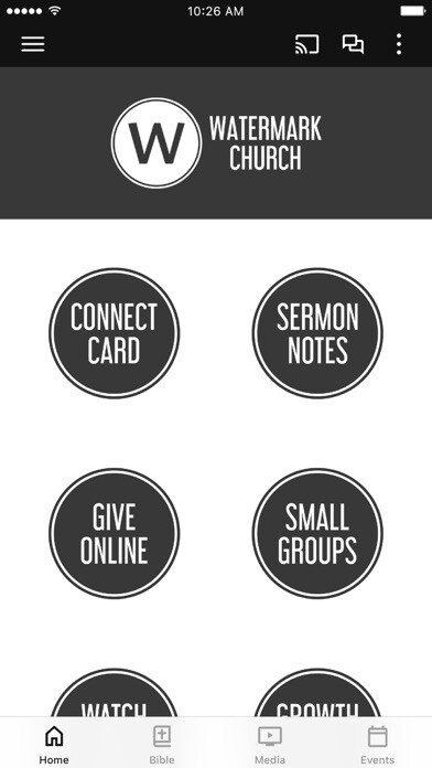 Emulate iPhone app Watermark Church using MyAndroid Emulate iPhone app Watermark Church using MyAndroid