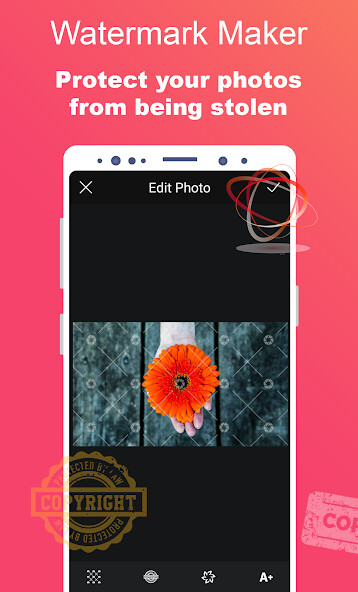 Run android online APK Watermark Maker - Add text, signature, photo, logo from MyAndroid or emulate Watermark Maker - Add text, signature, photo, logo using MyAndroid