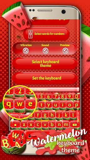 Emulate Android APK Watermelon Keyboard Theme Emulate Android APK Watermelon Keyboard Theme