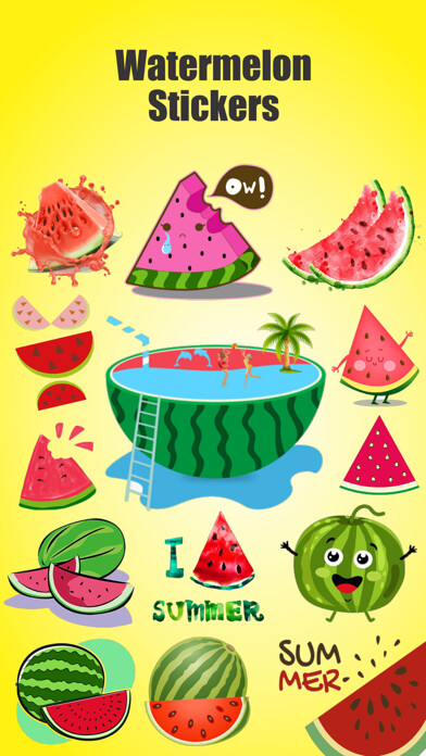 Emulate iPhone app Watermelon Stickers! using MyAndroid Emulate iPhone app Watermelon Stickers! using MyAndroid