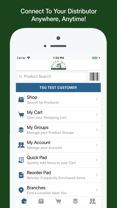 Emulate iPhone app Water Mill Building Supply using MyAndroid Emulate iPhone app Water Mill Building Supply using MyAndroid