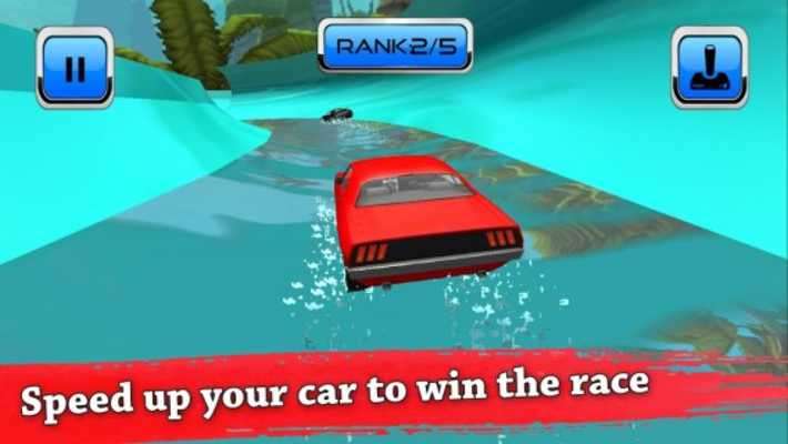 Emulate Android APK Waterpark Ride  Water Surfing Car Stunts  Slides