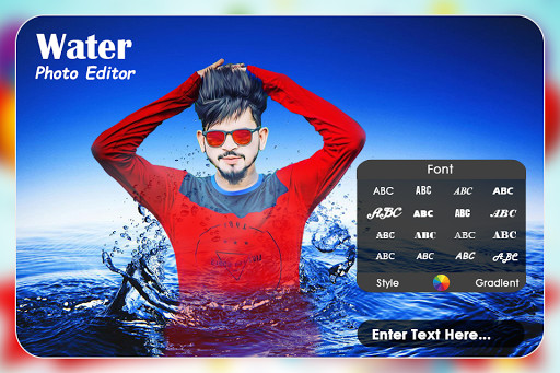 Emulate Android APK Water Photo Editor