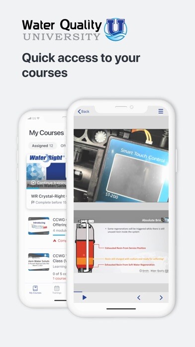 Emulate iPhone app Water Quality University using MyAndroid Emulate iPhone app Water Quality University using MyAndroid