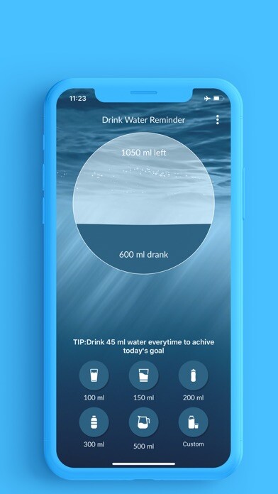 Emulate iPhone app Water Reminder App using MyAndroid Emulate iPhone app Water Reminder App using MyAndroid