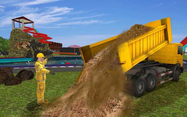 Emulate Android APK Water slide construction: crane operator Emulate Android APK Water slide construction: crane operator