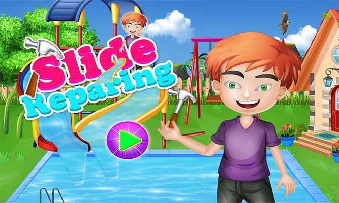 Emulate Android APK Water Slide Kids Construction