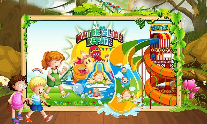 Run android online APK Water Slide Repair Game from MyAndroid or emulate Water Slide Repair Game using MyAndroid