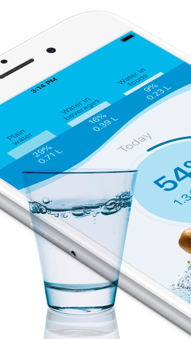 Emulate iPhone app Water smart - water balance using MyAndroid Emulate iPhone app Water smart - water balance using MyAndroid