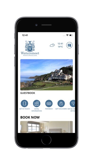 Emulate iPhone app Watersmeet Hotel using MyAndroid