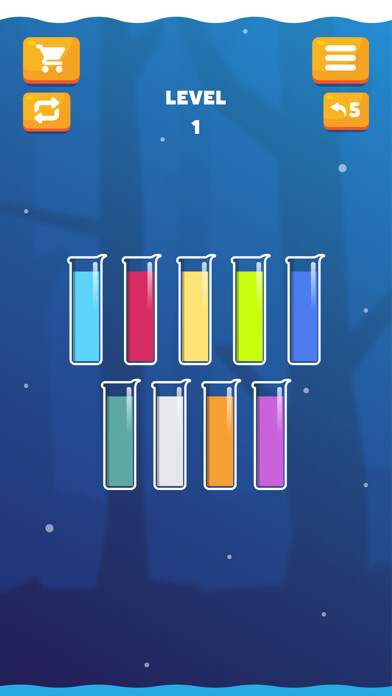 Emulate iPhone app Water Sort - Perfect Pouring using MyAndroid Emulate iPhone app Water Sort - Perfect Pouring using MyAndroid