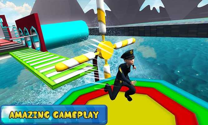 Emulate Android APK Water Stuntman Run: Water Park Obstacle Course