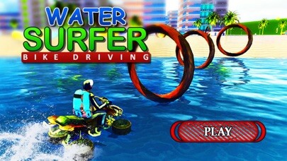 Emulate iPhone app Water Surfer Bike Driving - Racing Games using MyAndroid