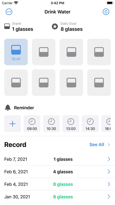 Emulate iPhone app Water Tracker: Drink Water App using MyAndroid Emulate iPhone app Water Tracker: Drink Water App using MyAndroid