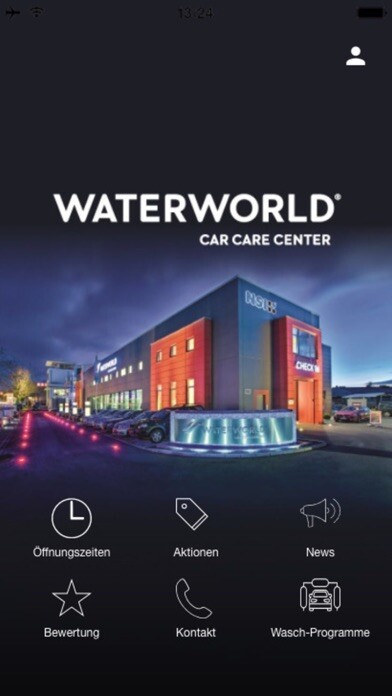 Emulate iPhone app WATERWORLD Car Care Center using MyAndroid Emulate iPhone app WATERWORLD Car Care Center using MyAndroid