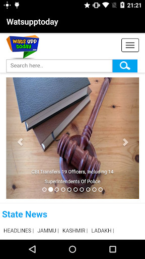 Run android online APK Watsupptoday - News Portal from MyAndroid or emulate Watsupptoday - News Portal using MyAndroid