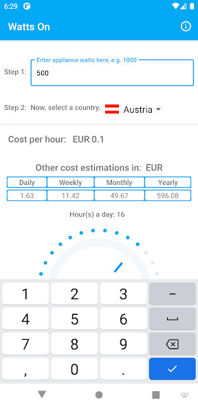 Run android online APK Watts On : Automatic Energy Co from MyAndroid or emulate Watts On : Automatic Energy Co using MyAndroid