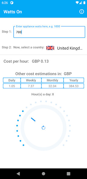 Emulate Watts On : Automatic Energy Co from MyAndroid or run Watts On : Automatic Energy Co using MyAndroid