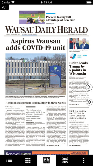 Emulate iPhone app Wausau Daily Herald eEdition using MyAndroid Emulate iPhone app Wausau Daily Herald eEdition using MyAndroid