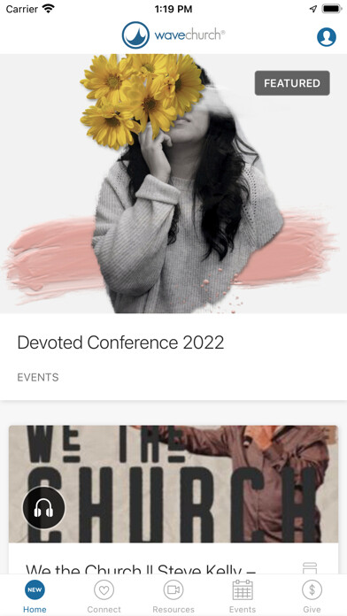 Emulate iPhone app Wave Church App using MyAndroid