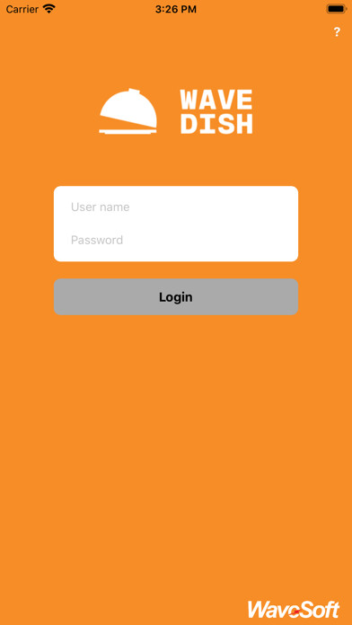 Emulate iPhone app WaveDish for Business using MyAndroid