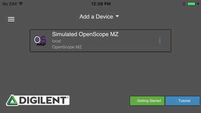 Emulate iPhone app WaveForms Live using MyAndroid