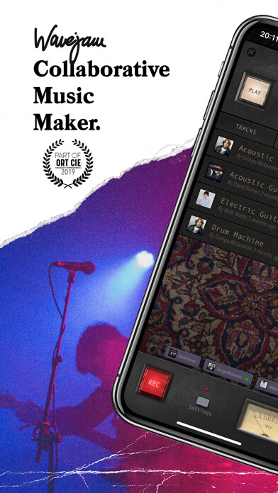Emulate iPhone app Wavejam: Collaborative Music using MyAndroid