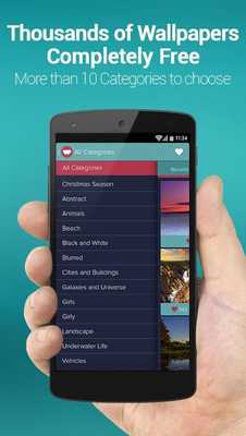 Emulate Android APK Wavely - Lovely Wallpapers