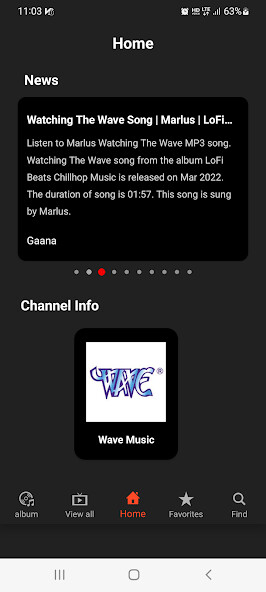 Run android online APK WaveMusic from MyAndroid or emulate WaveMusic using MyAndroid