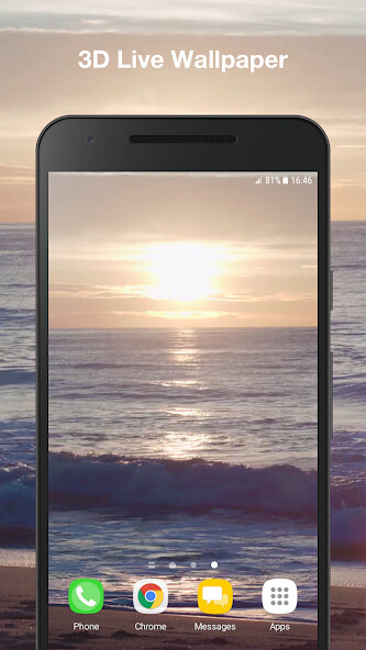 Emulate Android APK Waves Live Wallpaper